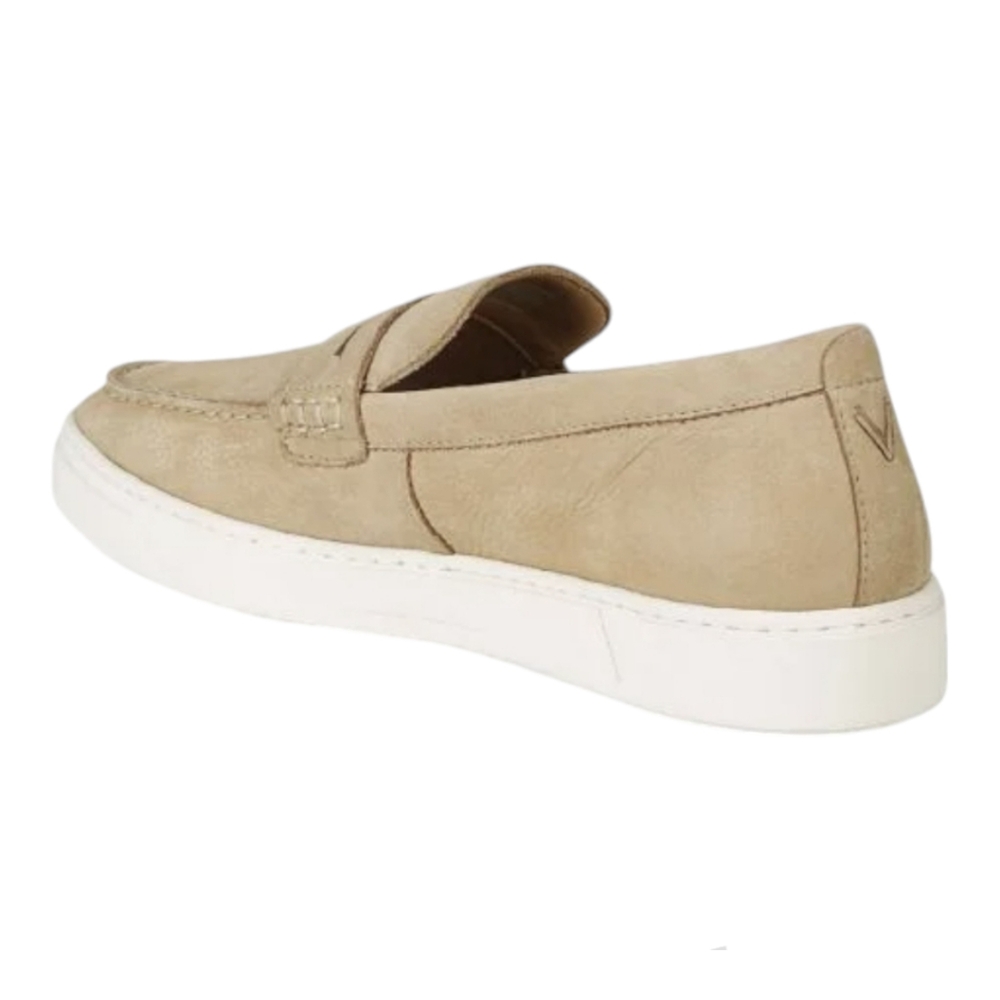Vionic Men's Suede Loafers in Beige with White Sole - Picture 2 of 7